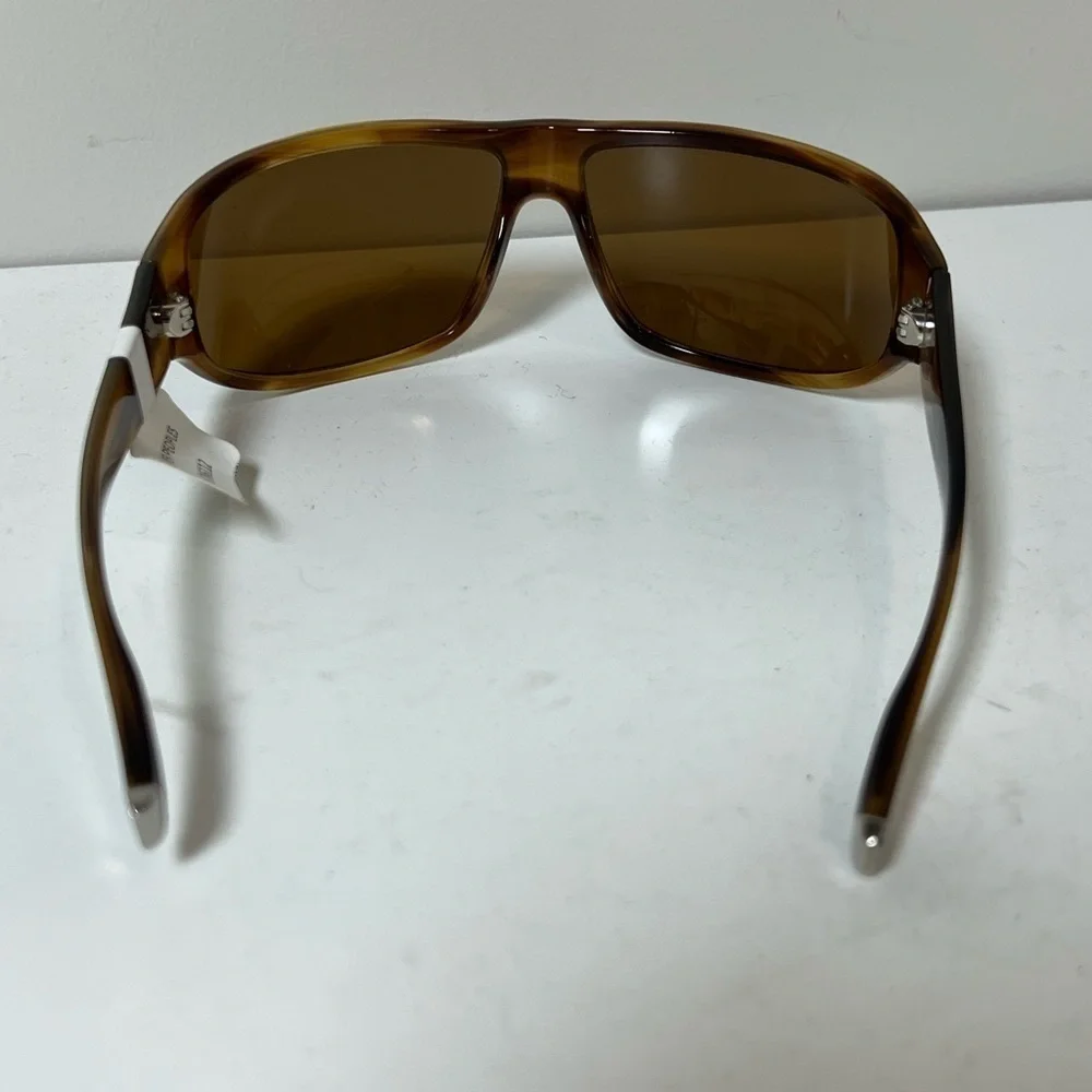 NWT Oliver Peoples Montana Polarized Horn Tortoise Brown Japan Unisex Sunglasses